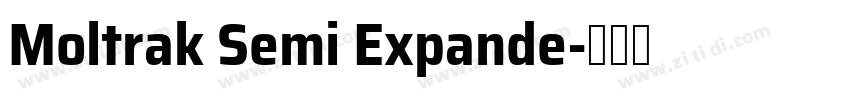 Moltrak Semi Expande字体转换
